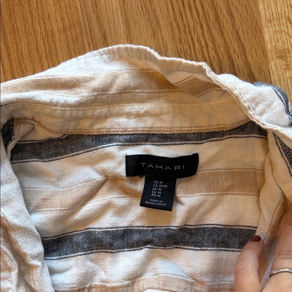 Striped Button-Up Shirt - Picture 2 of 5